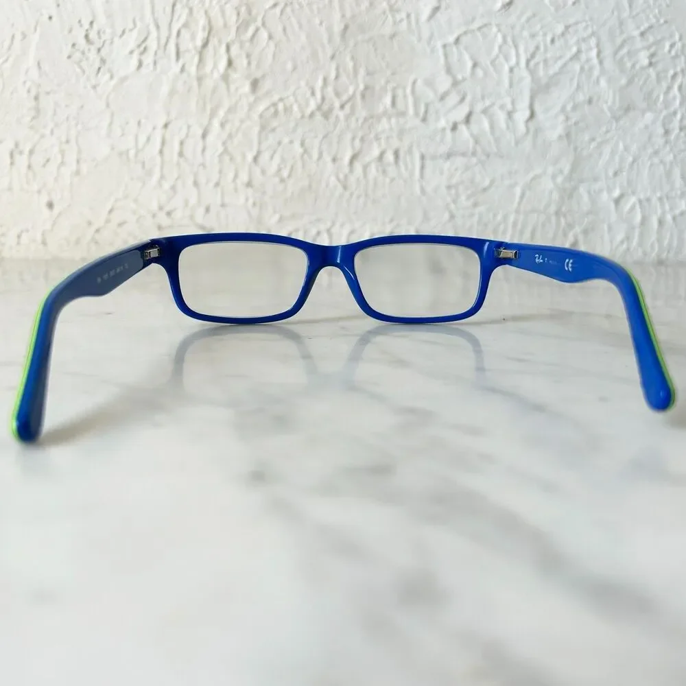 Ray-Ban Junior Kids Eyeglass Frames 1535 Lot of 2 Red/Black+Blue/Green 48-16-130